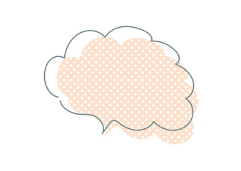 かわいい吹き出し