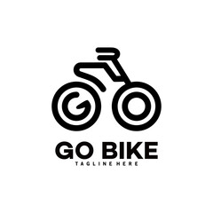 bicycle logo design bike