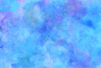 背景素材_水彩テクスチャ_青