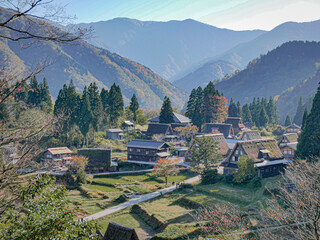 秋の富山県五箇山