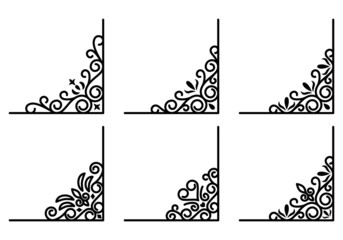 コーナー　装飾　フレーム　セット