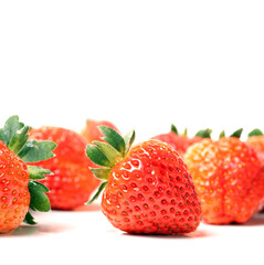 strawberry isolated over white background
