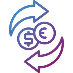 Vector mobile chat gradient icon, chat and connection related 64x64 Pixel, white background