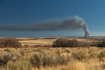 Foto op Canvas controlled burn in the Steen mountains © David