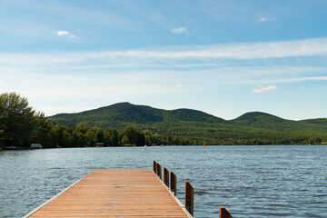 Obraz premium dock on lake