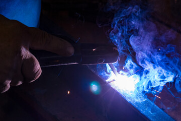 welder at work