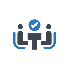 Business agreement done icon