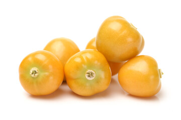 Physalis fruit isolated on white background 