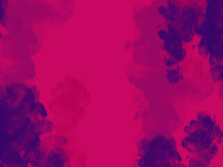 Abstract Bright fuchsia with purple smoke. Fantastic background, colored fog.