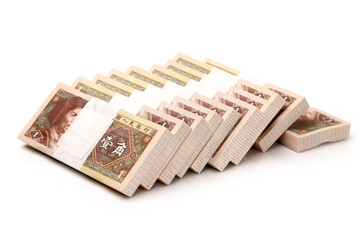 Stack of chinese currency  JIAO
