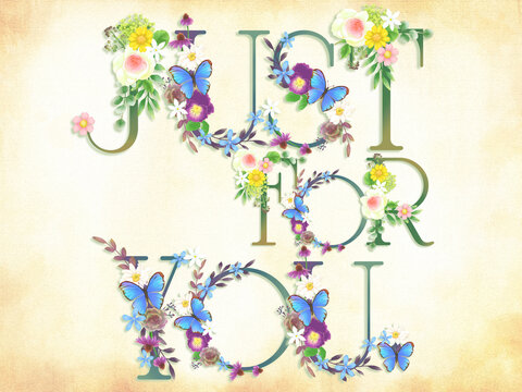 156 Best 花文字 Images Stock Photos Vectors Adobe Stock