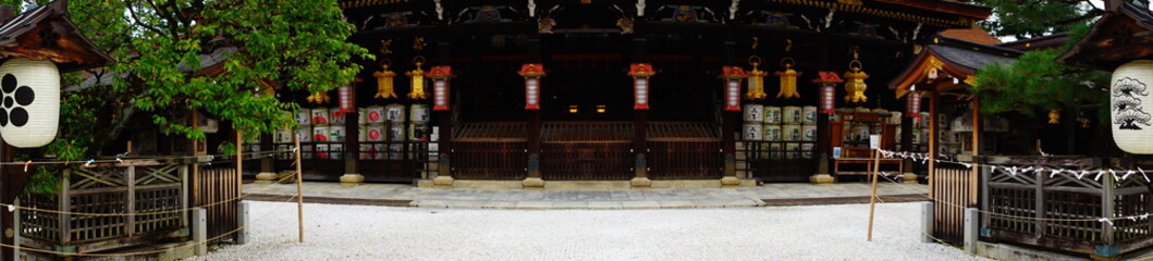 Fototapeta na wymiar 京都 北野天満宮 本殿