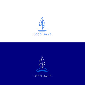 Logo crystal for Business venture