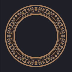 ornament pattern circle border design