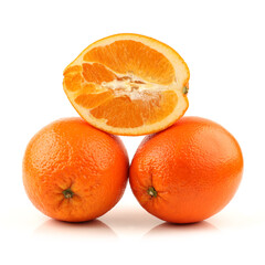 orange isolated on white background