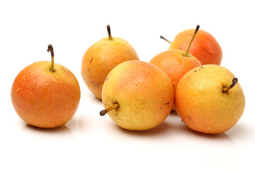 nanguo pear on white background