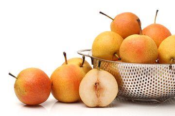 nanguo pear on white background