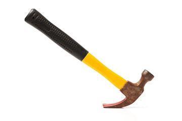 Hammer on white background 