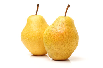 Tasty pear isolated on white background 