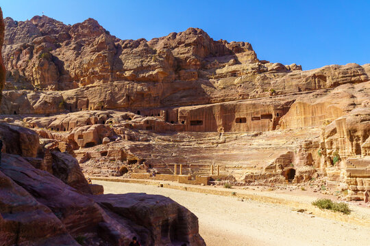 Theater, in the ancient Nabatean city of Petra