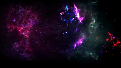 science fiction wallpaper. Beauty of deep space. Colorful graphics for background, like water...