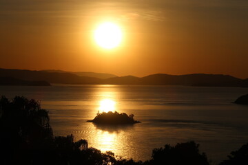 Watching the sunset on Hamilton Island, Australia