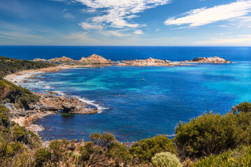 Beautiful blue skies at Canal Rocks, Yalllingup Western Australia