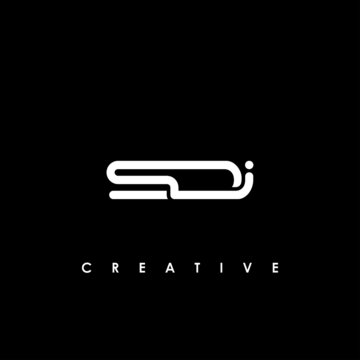 SDI Letter Initial Logo Design Template Vector Illustration