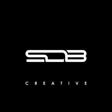 SDB Letter Initial Logo Design Template Vector Illustration