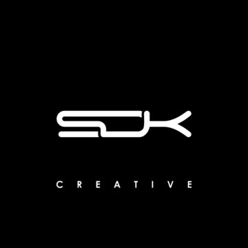 SDK Letter Initial Logo Design Template Vector Illustration