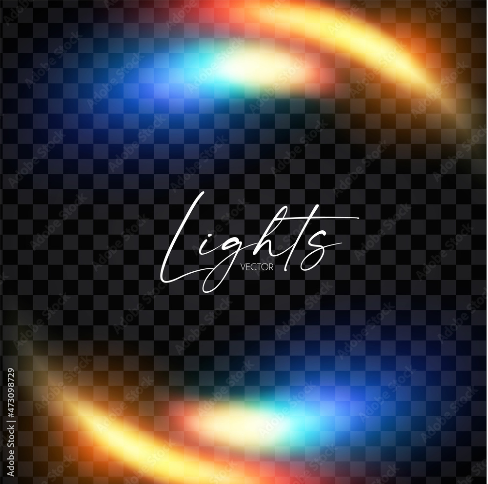 Wall mural transparent light effect. shining abstract background with liquid color. refraction.