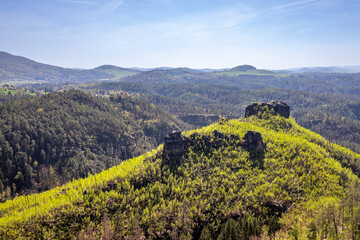 View on the Bohemian Switzerland