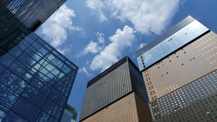office building with sky