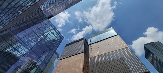 office building with sky
