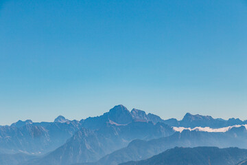 Fototapeta na wymiar Julian Alps in September are beautiful!