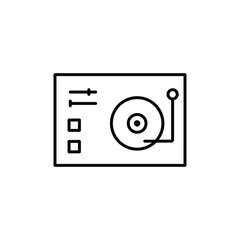 a symbol of a radio. editable icons related to musical instruments and stuff. simple and minimalist vector icon for ui ux website or mobile application of digital music. 