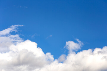 Fototapeta na wymiar The cloud with blue sky in Turkey.