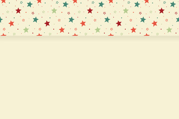 Design of a Christmas background with stars. Vector