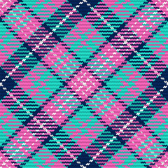 Seamless pattern of scottish tartan plaid. Repeatable background with check fabric texture. Vector backdrop striped textile print.