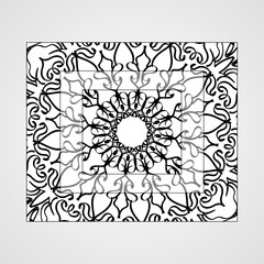 mandala ornament or flower 