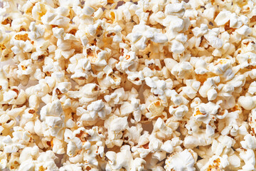  Bunch of salty popcorns texture