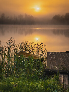 Fototapeta Borne Sulinowo wschód słońca