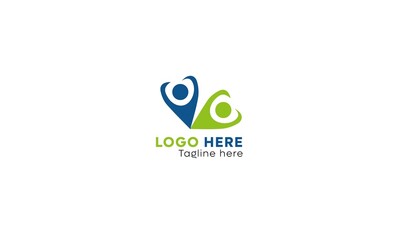 Hospital industry health branding identity logo design template 