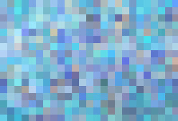 bright pattern, pixels, colored fragments, tiles, squares, geometric, stained glass, glass, multicolored, sky, sea, frost, snow, mosaic, blue, white, winter, christmas background, gradient, 