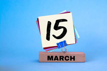 March 15th. Day 15 of march month