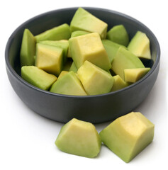 Fresh sliced avocado