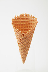 ice cream waffle cone