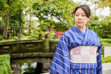 着物　日本人　和風イメージ