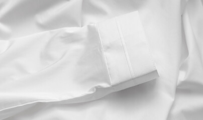 Obraz premium Sleeves on a white shirt.