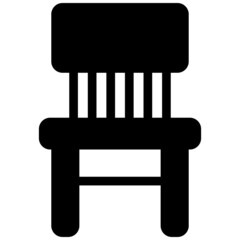 Chair icon for web and mobile